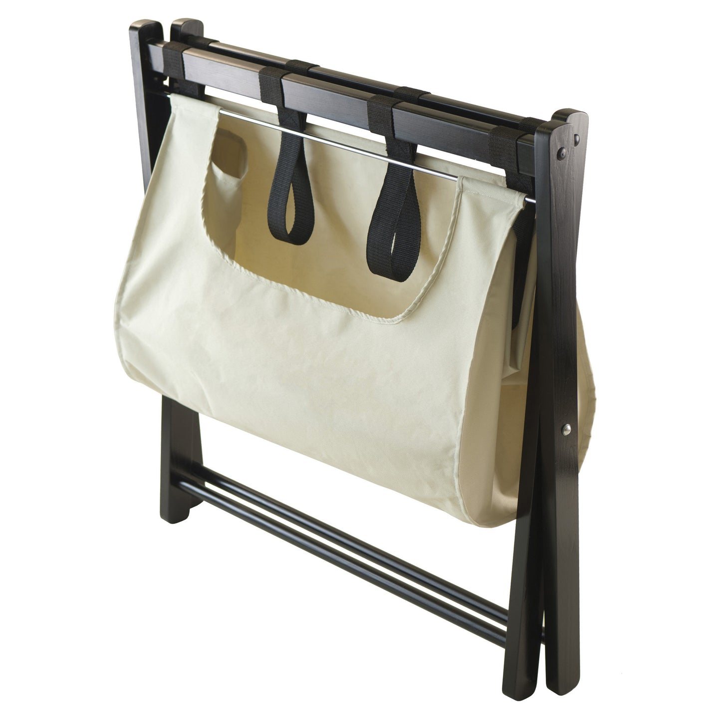 Dora Luggage Rack with removable fabric basket