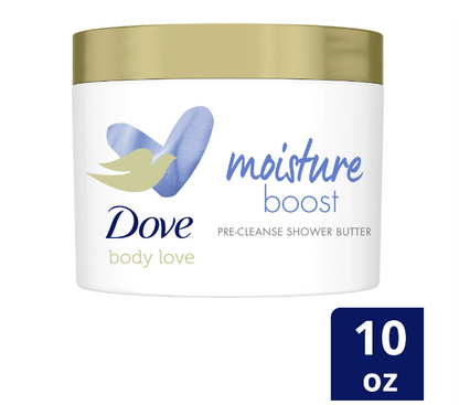 Dove Body Love Moisture Boost Pre-Cleanse Shower Butter;  10 oz