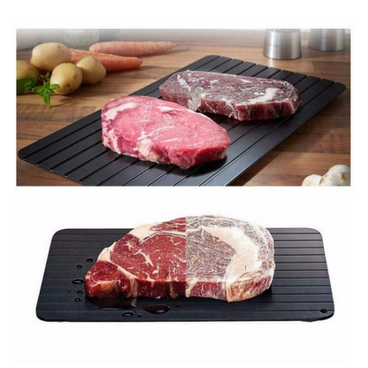 Fast Defrost Tray Fast Thaw Frozen Food Meat Fruit Quick Defrosting Plate Board Defrost Tray Thaw Master Kitchen Gadgets