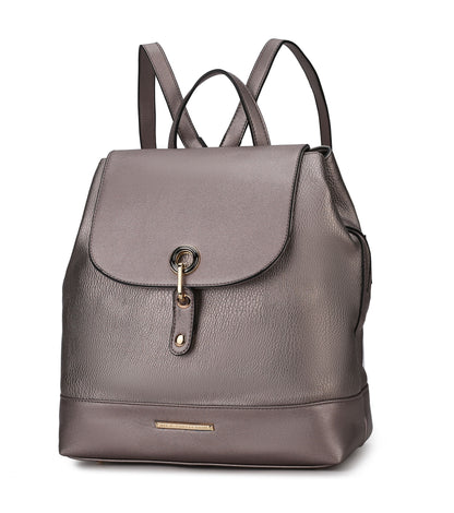 MKF Collection Laura Vegan Leather Backpack by Mia K