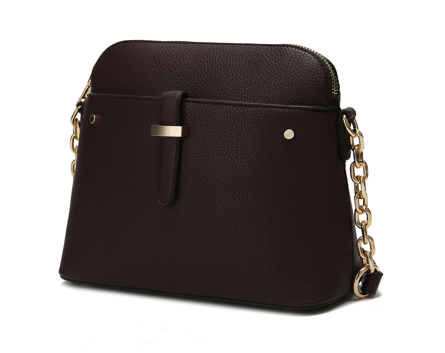 MKF Collection Kelisse Solid Crossbody Handbag Vegabn Leather Women by Mia K