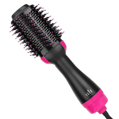 Hot Hair Brush 4 In 1 Hair Dryer Volumizer Brush Dryer Comb For Straightening Curling Drying