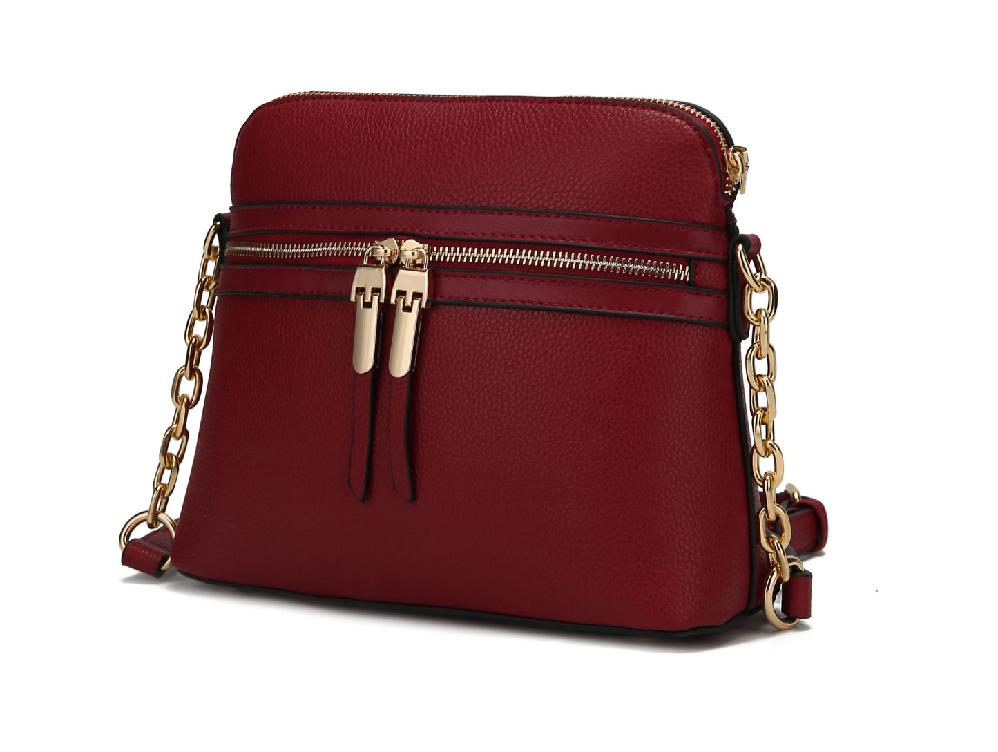 MKF Collection Kelisse Solid Crossbody Handbag Vegabn Leather Women by Mia K