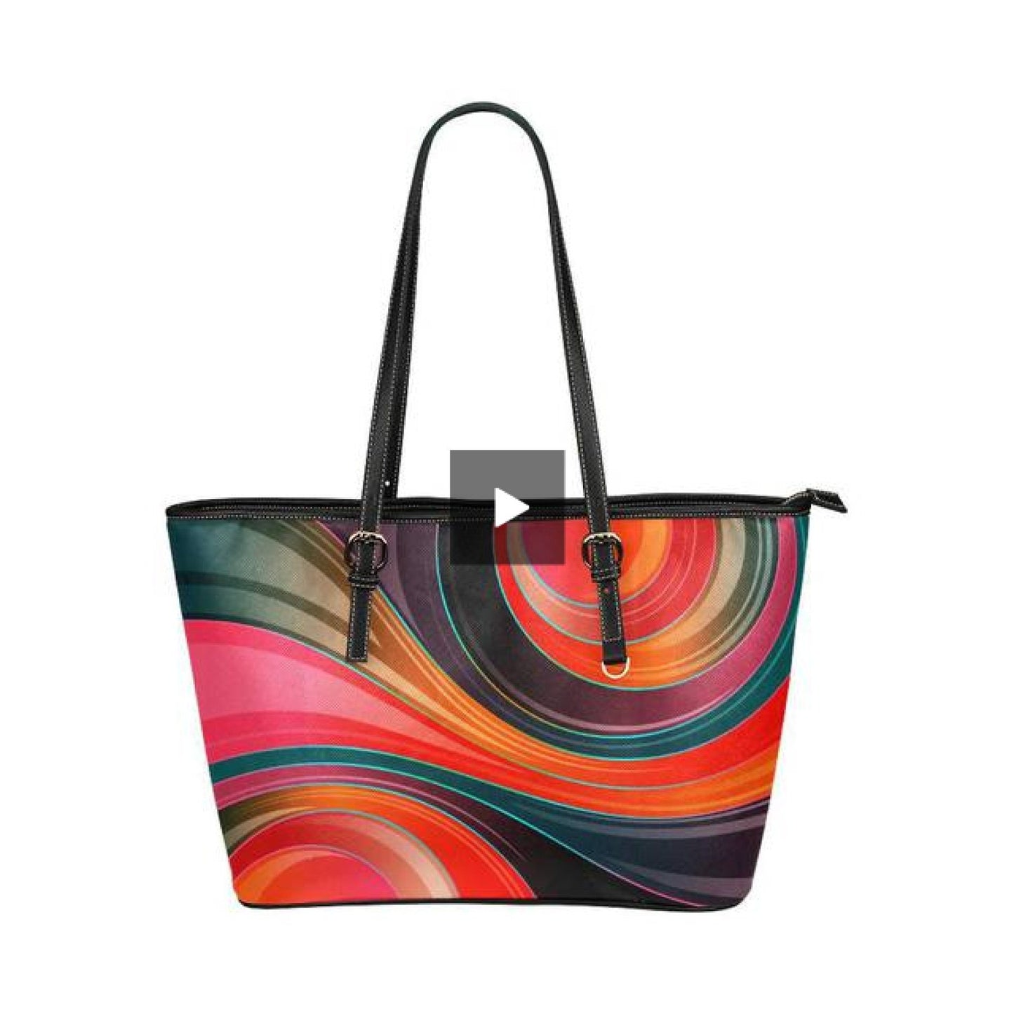 Colorful Circular Style Tote Bag
