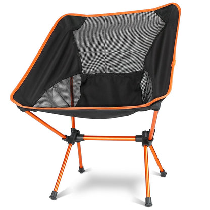 Foldable Camping Chair Collapsible Ultra-light Camping Chai Backpacking Chair For Outdoor Camping Fishing BBQ Beach Picnic