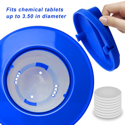 Floating Pool Chlorine Dispenser Chemical Holder Tablet Dispenser Floater