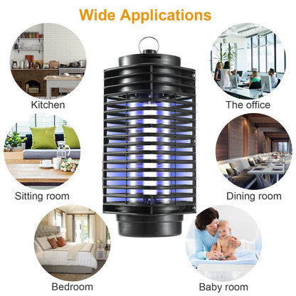 Electric Bug Zapper UV Light Flying Zapper Insect Killer Lamps Pest Mosquito Fly Trap Catcher