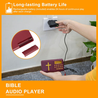 Talking Bible Audio Bible Player English King James Version Bible Reading Player Electronic Bible Talking