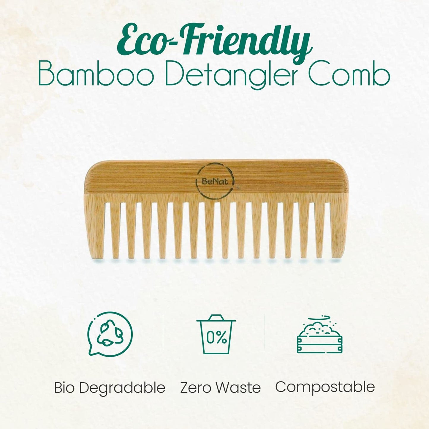 Handcrafted Bamboo Comb