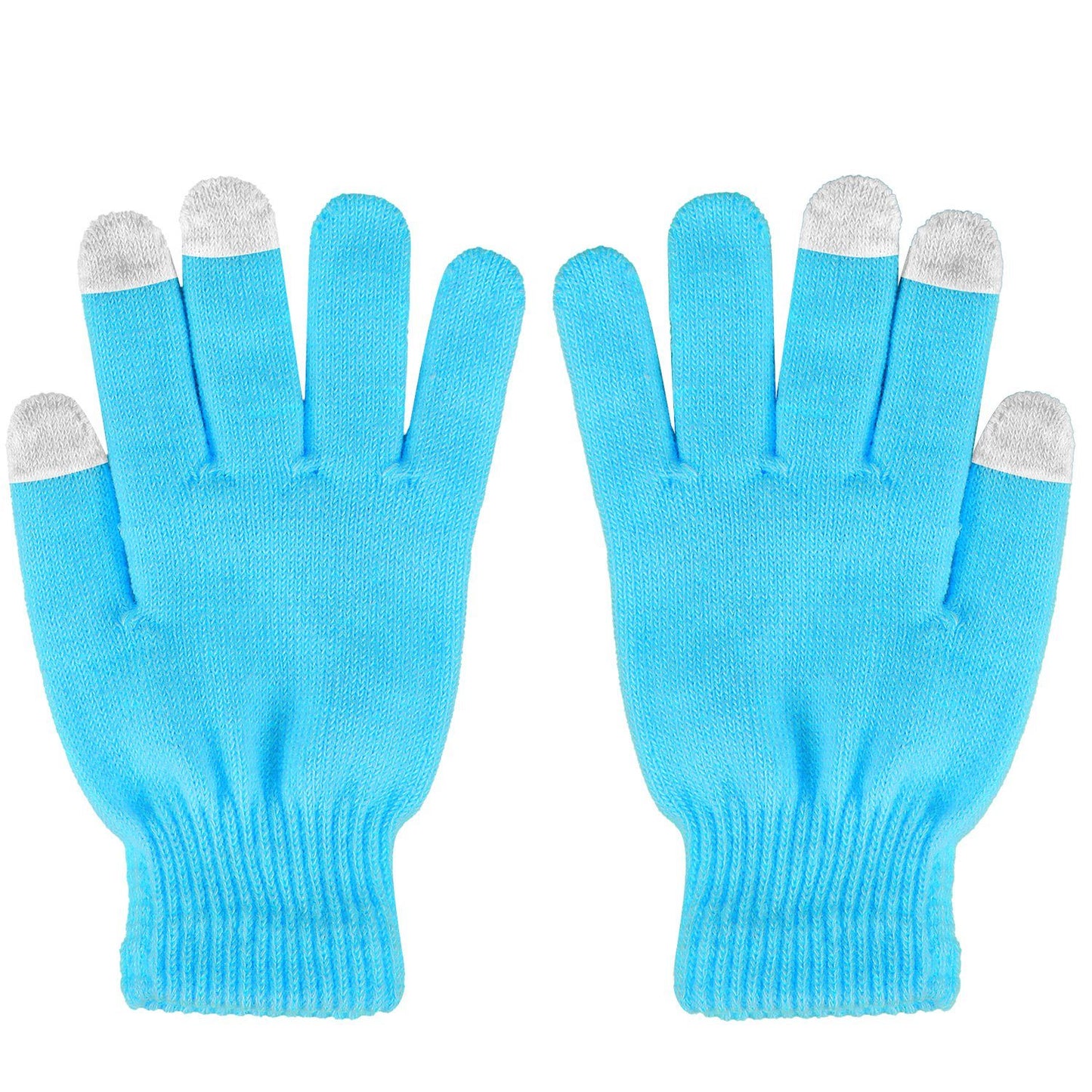 Unisex Winter Knit Gloves Touchscreen Outdoor Windproof Cycling Skiing Warm Gloves