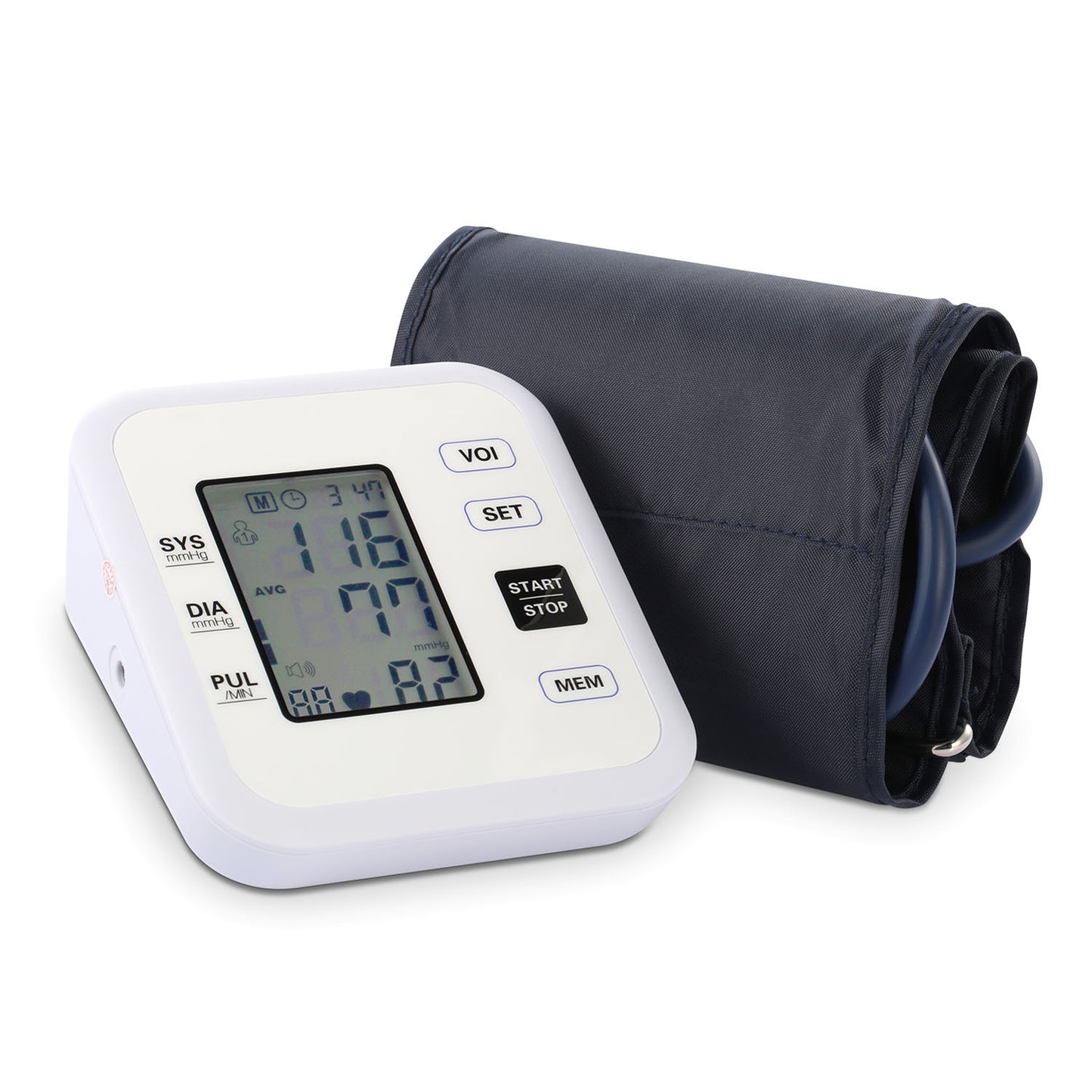 Arm Blood Pressure Monitor with Adjustable Cuff (8.7in-12.6in) Irregular Heartbeat Detector