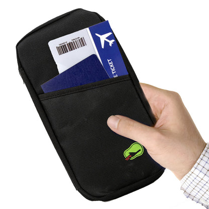 Travel Passport Wallet 12Cells Ticket ID Credit Card Holder Water Repellent Documents Phone Organizer