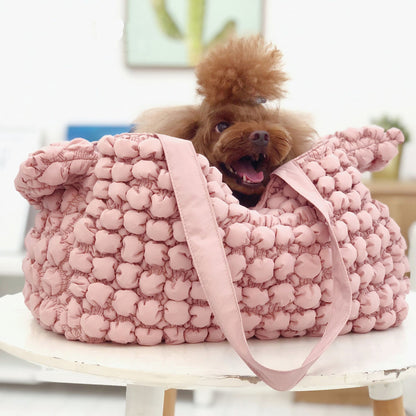 Pet Life ® 'Bubble Vogue' Ultra-Plush Fashion Designer Pet Carrier